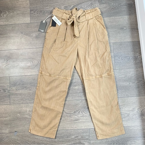 Aritzia Wilfred Free Isabella Pant Straight leg Crop Trousers High Rise Cargo - Picture 5 of 15